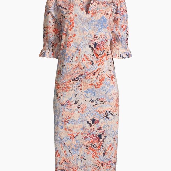 Crafted of seersucker cotton, the Nydela midi-dress from Masai Copenhagen - Picture 8 of 8